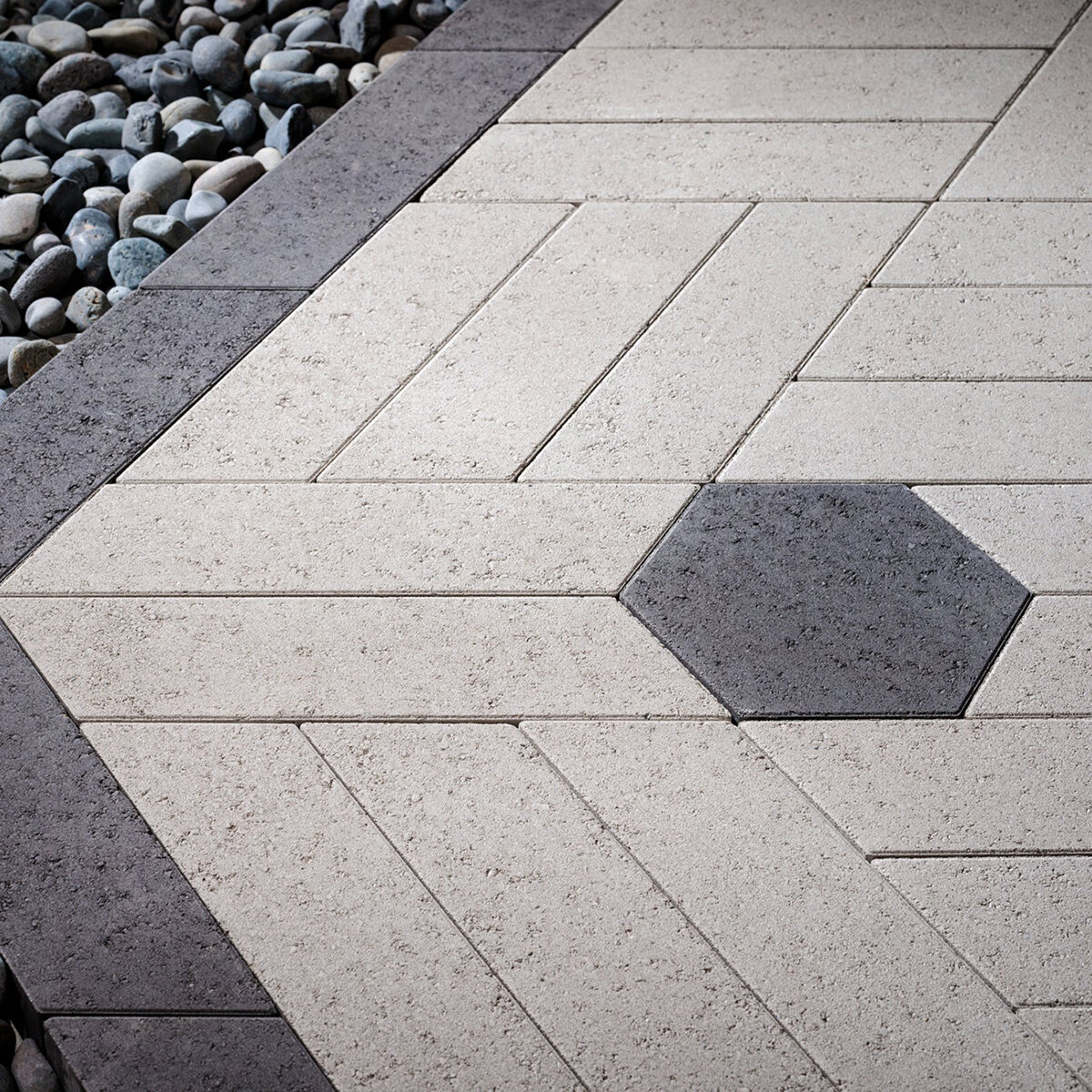 Belgard Dimensions Diamond Paver 12 in. with Durafusion Pearl 60 mm (93 ...