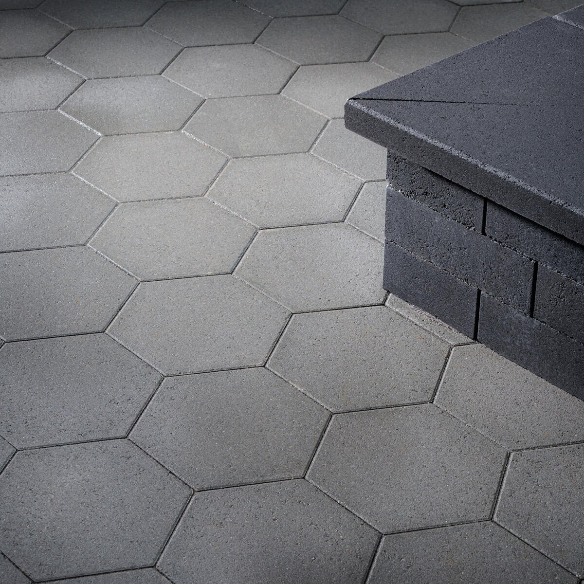 Belgard Dimensions Diamond Paver Graphite 12 in. x 12 in. 60 mm (93.53 ...