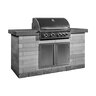 Belgard Metropolitan Grill Island Scandia Gray/Midnight (1/pallet)