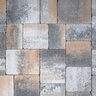 Belgard Antiqued Flat Top Combo Paver Gray Charcoal Tan 60 mm (105 sq. ft./pallet)