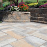 Belgard Antiqued Flat Top Combo Paver Gray Charcoal Tan 60 mm (105 sq. ft./pallet)