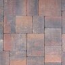 Belgard Antique Flat Top Paver 6 in. x 9 in. Tan Red Charcoa 60 mm (98 sq. ft./pallet)