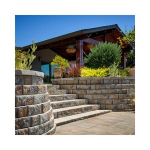 Belgard Highland Stone Wall Cap XL 18 in. x 13 in. x 3 in. Ashwood (72 pc./pallet)