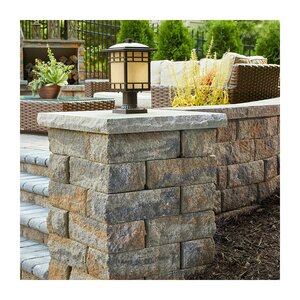 Belgard Highland Stone Wall Cap XL 18 in. x 13 in. x 3 in. Fossil Beige (72 pc./pallet)