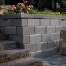 Belgard Diamond Pro Wall Cap Smooth Face Harbour Gray 4 in. X 18 in. X 12 in. (54 pc./pallet)