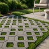 Belgard Turfstone Permeable Paver Gray 16 in. x 24 in. 80mm (133 sq. ft./pallet)