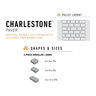 Belgard Charlestone 3pc. Graphite/Charcoal Blend 60mm (103.88 sq.ft./pallet)