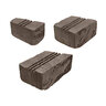 Belgard Shelton Wall Block 3 pc. Tumbled Ashwood 6 in. (38.75 sq. ft./pallet)