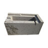 Belgard Allan Block Metro Collection Corner Wall Block 7.625 in. x 8 in. x 16 in. (30 Left Corner, 30 Right Corner) Thunderhead  (60 pc./pallet)