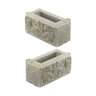 Belgard Allan Block Classic Wall Corner Silverado 7-3/4 in. x 15-5/8 in. x 8 in. 15 Left and 15 Right (30 pc./pallet)