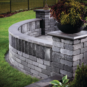 Belgard Westgate Wall Cap/Coping Anthracite 12 in. x 10 in. x 2-3/8 in. (80 pc./pallet)