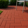 Belgard Holland Stone Paver Red 4 in. x 8 in. 60 mm (120 sq. ft./pallet)