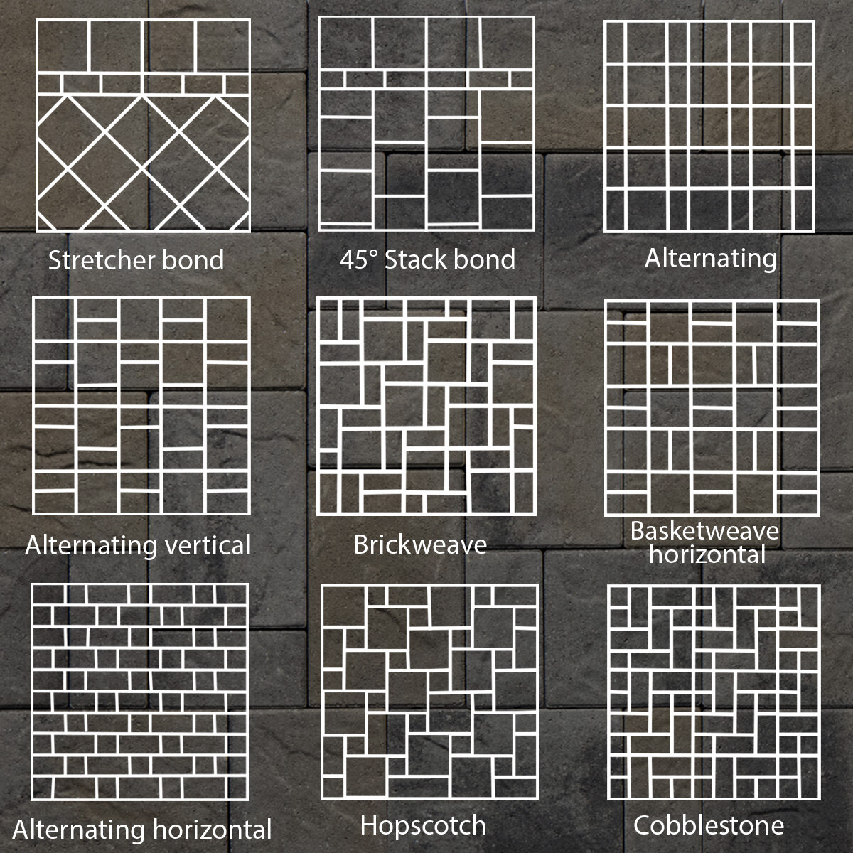 Belgard Origins 12 Paver 3 pc. Victorian ColorGuard 60 mm (120 sq. ft ...