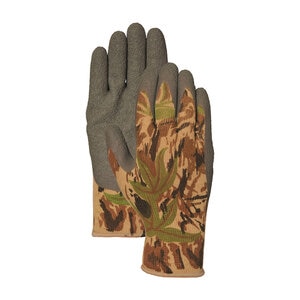 Bellingham Wonder Grip Camouflage Glove Poly/Cotton Knit w/ Textured Latex Palm Medium