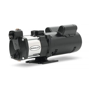 Berkeley SSHM-2 4 Stage Horizontal Multi-Stage Pump Self-Priming 2 HP 230V 1 Phase Cast Iron