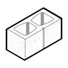 Block Lightweight 6 in. x 8 in. x 16 in. (80 pc./pallet)
