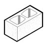 Block Lightweight Kobb 8 in. x 8 in. x 16 in. (60 pc./pallet)