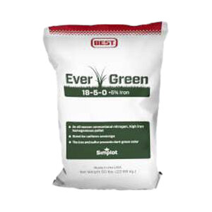 Best EverGreen Fertilizer 18-5-0 5%Fe 50 lb.