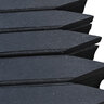 BestPLUS G-Grade Synthetic Plastic Stake Black 1 in. x 12 in