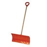 Bigfoot Poly Pusher Snow Shovel D-Grip 25 in. Blade