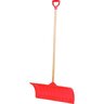 Bigfoot Poly Pusher Snow Shovel D-Grip 25 in. Blade
