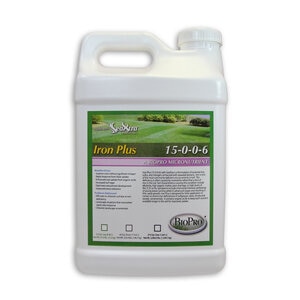 BioPro Iron Plus Liquid Fertilizer 15-0-0 With SeaXtra 6%CFe 2.5 gal.
