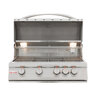 Blaze 32 in. 4-Burner LTE Grill with Rear Burner and Built-in Lighting System Liquid Propane