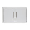 Blaze 40 in. Double Access Door with Paper Towel Holder and Soft Close Hinges