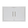 Blaze 25 in.Stainless Steel Double Access Door with Soft Close Hinges