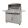 Blaze 40 in. 5-Burner Premium LTE+ Grill with Rear Burner and Built-in Lighting System Liquid Propane