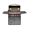 Blaze Professional LUX 34 in. 3 Burner Built-In Grill with Rear Infrared Burner Liquid Propane