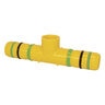 Blazing Poly Insert Clampless Reducing Tee 1 in. x 1 in. x 1/2 in.