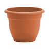 Pot Ariana Self-Watering Planter Plastic Terra Cotta 10 in.