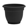Bloem Ariana Black Planter 16 in. (6/case)
