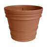 Bloem Roll Rim Terra Cotta Planter 22 in. (3/case)