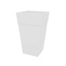 Bloem Finley Square White 25 in. Tall (2/case)