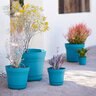 Bloem Saturn Bermuda Teal Planter 12 in. (6/case)