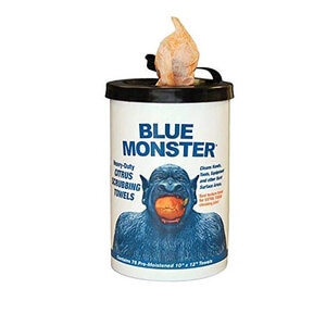 Blue Monster Hand Wipes 75 Count