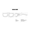 Bomber Boogie Bomb Safety Glasses Glossy Tortoise Frame Brown Polarized Safety Lens