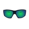 Ahi-Bomb_Matte Black Frm / Green Mirror Pc Safety Lens / Green Foam