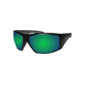Ahi-Bomb_Matte Black Frm / Green Mirror Pc Safety Lens / Green Foam