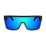 Buzz-Bomb Matte Black Frame Ice Blue Polarized Lens Gray Foam
