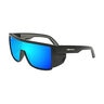 Buzz-Bomb Matte Black Frame Ice Blue Polarized Lens Gray Foam

