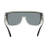 Buzz-Bomb Glasses 2-TN Crystal Smoke Frame Red Mirror PC Safety Lens 