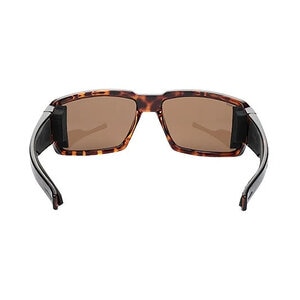 Bomber Boogie Bomb Safety Glasses Glossy Tortoise Frame Brown Polarized Safety Lens