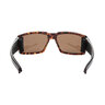 Bomber Boogie Bomb Safety Glasses Glossy Tortoise Frame Brown Polarized Safety Lens