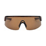 Bomber Bomb Rippa Safety Glasses Shiny Tortoise Frame Green Polarized Safety Lens
