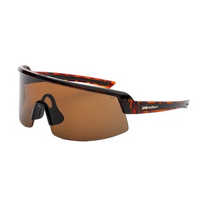 Bomber Bomb Rippa Safety Glasses Shiny Tortoise Frame Green Polarized Safety Lens