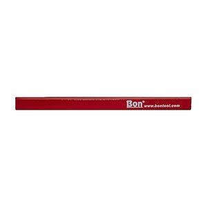 Bon Tool Carpenter Pencil Red Casing Black Lead (12/pack)