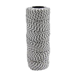 Bon Tool Nylon Line White/Black #18 Bonded Braided 10 pc.